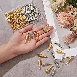 60Pcs 2Color Alloy Bead Cone&nbsp;FIND-AR0005-50