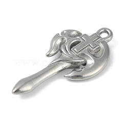 Non-Tarnish 304 Stainless Steel Pendants&nbsp;STAS-Q328-01P-01