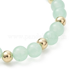 Natural & Dyed Malaysia Jade & 304 Stainless Steel Beads Stretch Bracelets for Women&nbsp;BJEW-JB13211