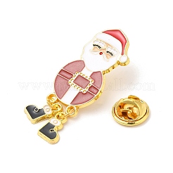 Christmas Santa Claus Enamel Pins for Women&nbsp;JEWB-D017-03B-G