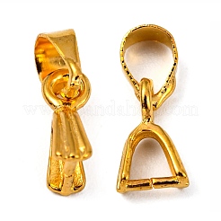 Brass Ice Pick Pinch Bails&nbsp;X-KK-KK06-G