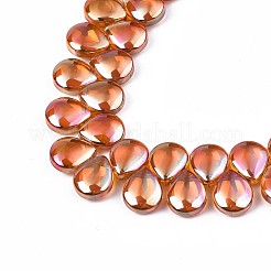 Electroplate Glass Beads Strand&nbsp;X-EGLA-S188-27-B01