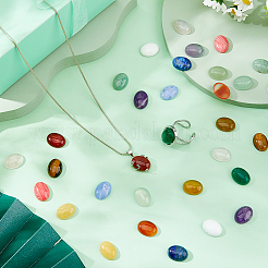 32Pcs 16 Styles Natural & Synthetic Mixed Gemstone Cabochons&nbsp;G-FH0002-49
