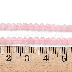 Natural Rose Quartz Beads Strands&nbsp;G-A129-3mm-10