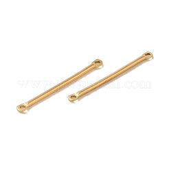 Ion Plating(IP) 304 Stainless Steel Connector Charms&nbsp;STAS-Q323-06C-G