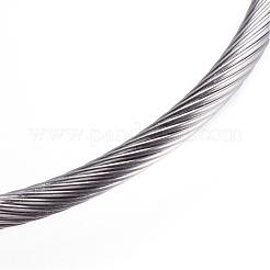Tarnish Resistant 304 Stainless Steel Bangles&nbsp;BJEW-D431-01