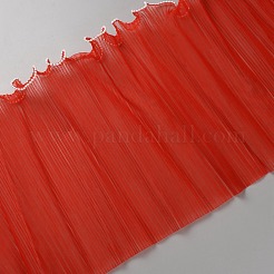 3.8 Yards Polyester Pleated Lace Trim&nbsp;OCOR-WH0092-22C