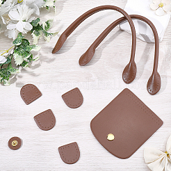 DIY PU Leather Handbag Making Kits&nbsp;PURS-CL0001-43B