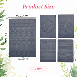 PP Plastic Creasing Plate Sets&nbsp;FIND-WH0152-911A