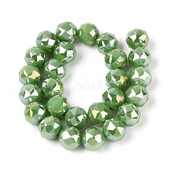 AB Color Plated Opaque Glass Round Beads Strands&nbsp;EGLA-T029-8mm-12A-05