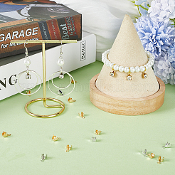 300Pcs 2 Colors Brass Pendant Rhinestone Settings&nbsp;KK-SC0004-55