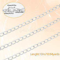10M Aluminium Curb Chains&nbsp;CHA-SC0001-03S
