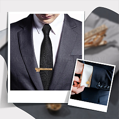 Brass Cufflinks & Tie Clips&nbsp;AJEW-AR0001-99
