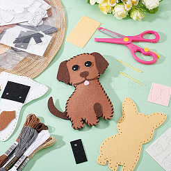 Sewing Felt Craft Kit for Kids&nbsp;DIY-WH0504-434