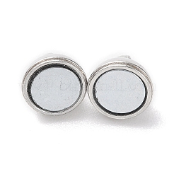Brass Magnetic Clasps with Loops&nbsp;PALLOY-MC043-2P