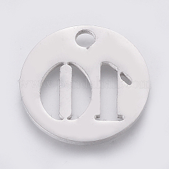 Non-Tarnish 304 Stainless Steel Pendants&nbsp;STAS-F233-10-P