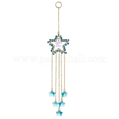 Natural Gemstone Beaded Pendant Decorations&nbsp;HJEW-JM01140