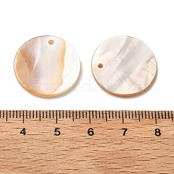 Natural White Shell Mother of Pearl Shell Pendants&nbsp;SSHEL-D080