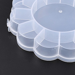 (Defective Closeout Sale: Scratched) Flower Plastic Bead Storage Containers&nbsp;CON-XCP0002-65