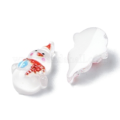 White Christmas Series Resin Cabochons&nbsp;CRES-Q006-02F
