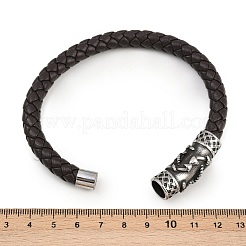 Braided Microfiber Leather Bracelets for Men Women&nbsp;BJEW-H631-01AS-02