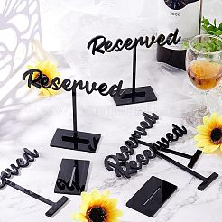 Acrylic Reserved Table Signs&nbsp;DJEW-WH0034-44