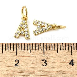 Brass Micro Pave Cubic Zirconia Pendants&nbsp;KK-M273-02G-A
