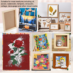 Rectangle Wood Painting  Panels&nbsp;AJEW-WH0348-281C