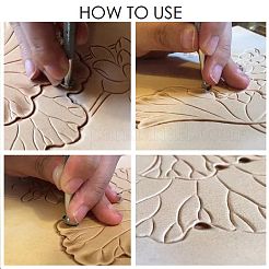 Leather Carving Printing Tool Sets&nbsp;TOOL-H007-01P