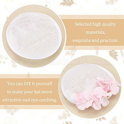 Linen Cloth Mini Hat Fascinator Base&nbsp;AJEW-WH0472-53A
