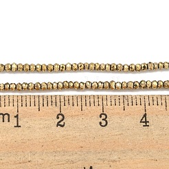 Electroplated Synthetic Non-Magnetic Hematite Beads Strands&nbsp;G-C136-K01-01