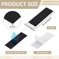 12Pcs Self-adhesive Aluminium Sheets&nbsp;AJEW-BC0010-84B