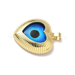 Brass Resin Pendants&nbsp;KK-H079-02B-G02