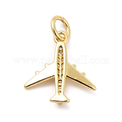 Rack Plating Brass Micro Pave Cubic Zirconia Charms&nbsp;KK-K270-39G