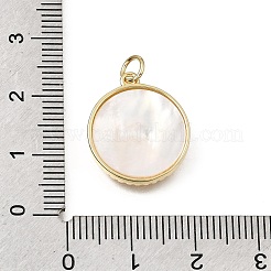 Brass Micro Pave Clear Cubic Zirconia Pendants&nbsp;CU-CBAF50C-06G