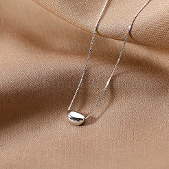 Bean 925 Sterling Silver Pendant Necklaces for Women&nbsp;FS-WGEDBD6-01
