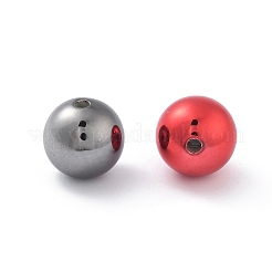 Christmas Theme UV Plating Acrylic Beads&nbsp;PACR-B003-01C