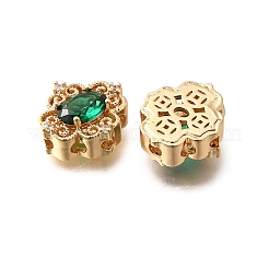 Brass Glass Beads&nbsp;KK-M318-46G-03