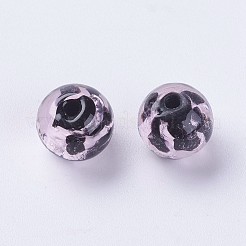 Handmade Silver Foil Lampwork Beads&nbsp;LAMP-J089-Q02