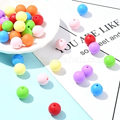 35Pcs Food Grade Eco-Friendly Silicone Focal Beads&nbsp;SIL-FS0001-22A