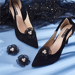 4Pcs Polyester Tulle Shoe Decorations&nbsp;AJEW-FG0003-31