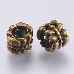 Tibetan Style European Beads&nbsp;LS-MLF1105Y-NF
