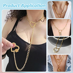6Pcs 6 Styles Brass Screw Clasps&nbsp;KK-UN0005-47