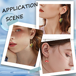 36Pcs 9 Styles Ocean Theme Alloy Enamel Pendants&nbsp;ENAM-SC0006-96