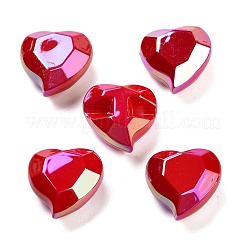 UV Plating Acrylic European Beads&nbsp;OACR-S142-06