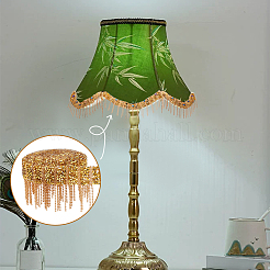 Alloy & Resin Tassels Ribbon&nbsp;OCOR-WH0105-004G