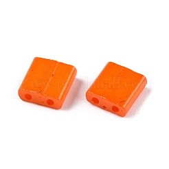 2-Hole Baking Paint Glass Seed Beads&nbsp;SEED-S023-17C-27