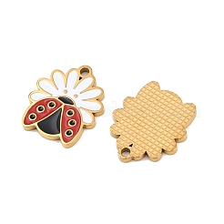 304 Stainless Steel Enamel Pendants&nbsp;SA-CBAA937-07G