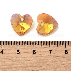 Faceted Glass Charms&nbsp;RGLA-L026-B18