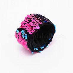 Mermaid Slap Bracelets&nbsp;LS-BJEW-TAC0004-03B